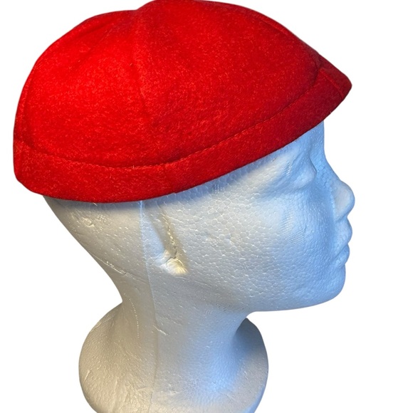 Vintage Red Women's Hat - Picture 2 of 5